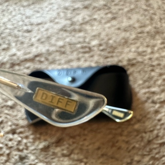 Diff eyewear Cruz sunglasses with purple flash mirror with...